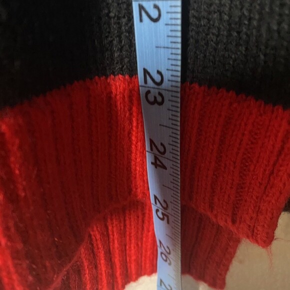 Holiday Time Ugly Christmas Sweater Women XL Color Black/Red Reindeer Sunglass - Picture 6 of 7